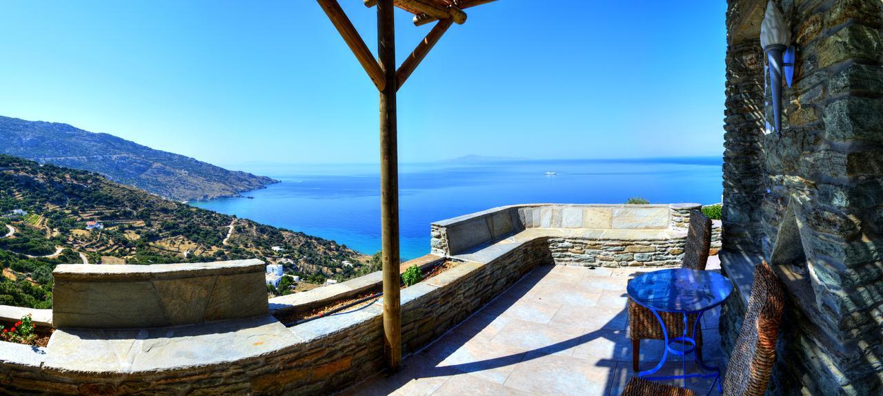 Апарт готель Aegean Castle Andros - Adults Only Agia Eleousa Екстер'єр фото